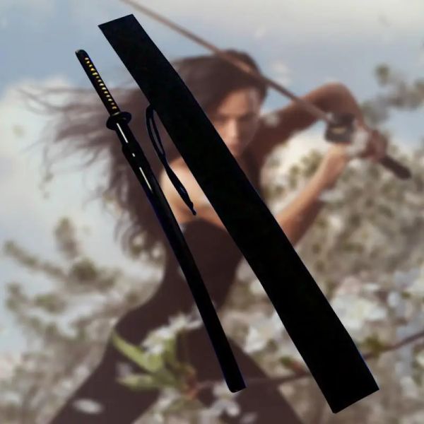 135cm durable portable pool cue case with rope, ideal for lightsabers storage