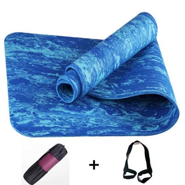 173x61x0.8cm non-slip camo yoga mat for fitness, eco-friendly thick gym mat for sports, Pilates and gymnastics