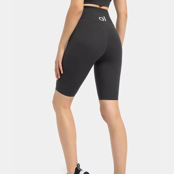2024 high-waisted solid color lycra yoga leggings for women's gym and outdoor sports