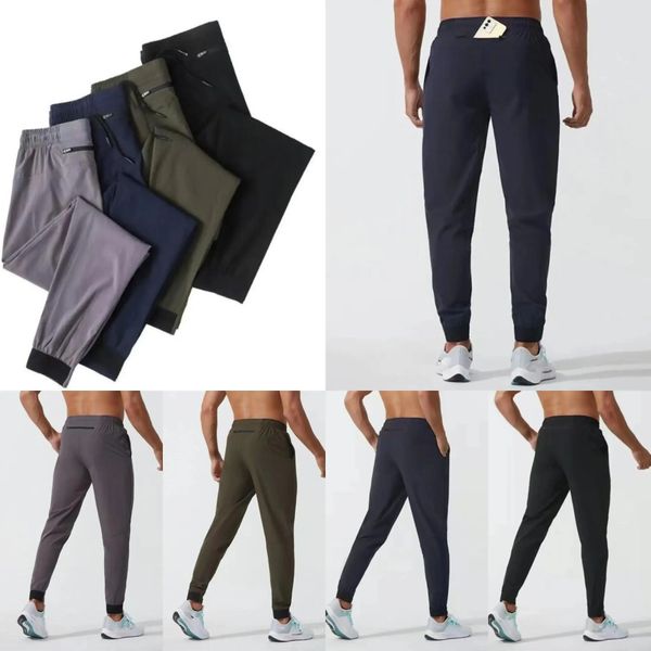 2024 new women's and men's jogger pants for sports, yoga, and gym with quick-dry fabric, drawstring waist, pockets, and elastic fit