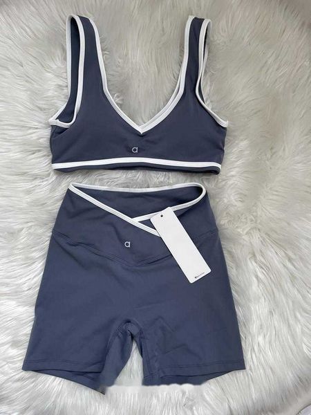 2025 Women's Yoga Set - Sleeveless Vest & High-Waisted Shorts for Sports, Gym, and Running