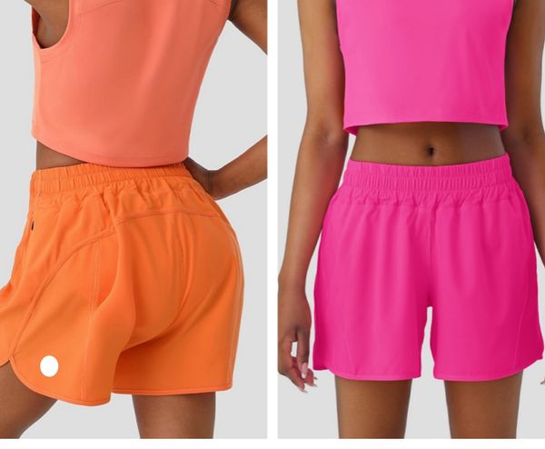 2025--Sports Shorts Loose Breathable Quick-drying Lined Yoga Shorts Casual Running Elastic Sportswear Pockets Track Shorts