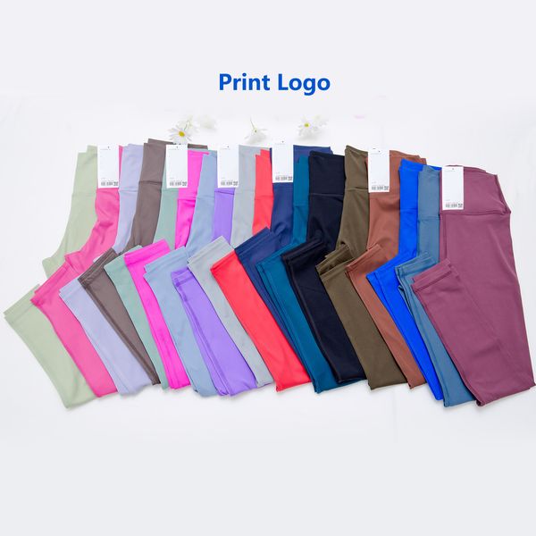 25-inch women's high-waisted yoga leggings for sports, gym, running, and casual workouts with a naked feel and free shipping