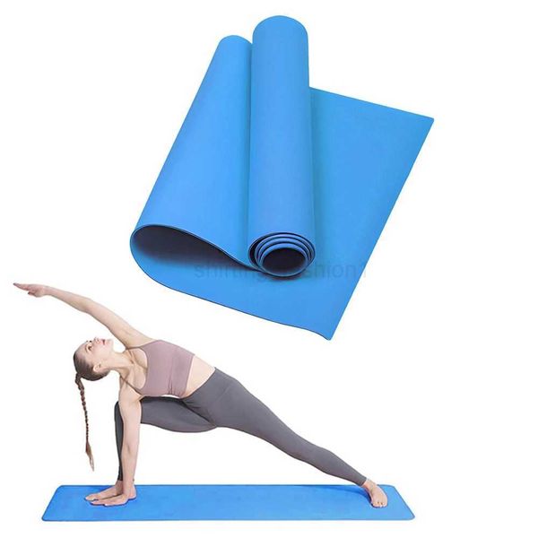 4mm thick anti-slip EVA foam yoga mat for exercise, pilates and gymnastics