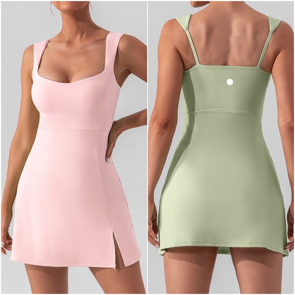 982 Women's Yoga Outfits: Quick-Dry Sleeveless Tennis Dresses and Cheerleader One-Piece Pants