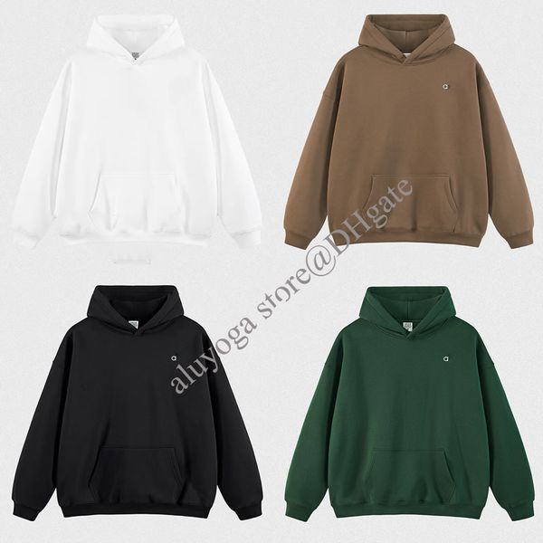 A unisex designer hoodie for yoga, oversized and warm, perfect for winter wear from studio to street, ideal for weekend city outings or loose jogger style