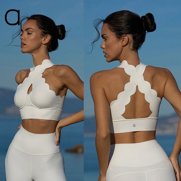 A138 Women's Yoga Set with Lace Sports Bra and High-Waisted Pants for Dance, Pilates, and Slim Fit Medium Support