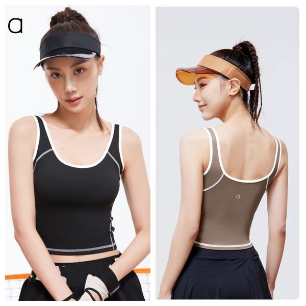 A216 Women's Gym Wear: Light Support Yoga Bra, Breathable Sports Top, U-Back Fitness Lingerie, Sexy Workout Vest