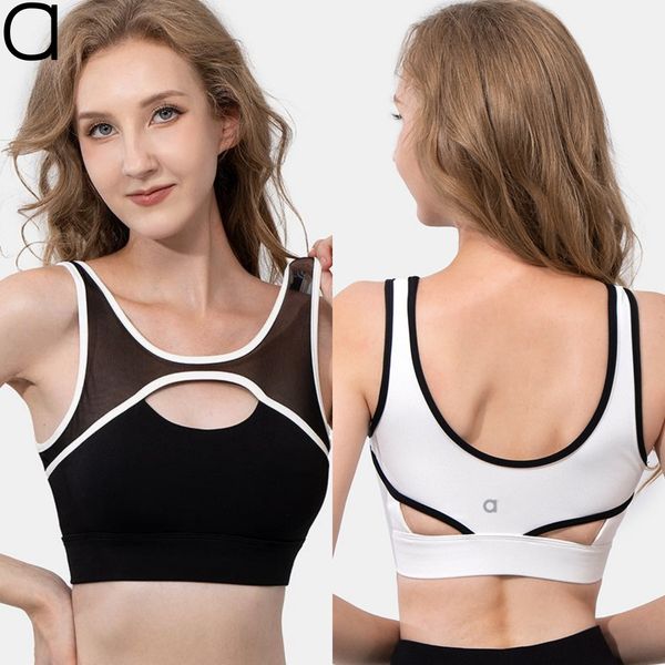 A282 Women's Mesh Stitched Sports Bra for Gym and Yoga