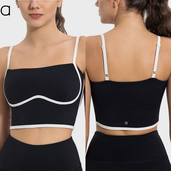A332 Women's Comfortable High-Stretch Sports Bra with Adjustable Straps for Yoga and Shock Absorption