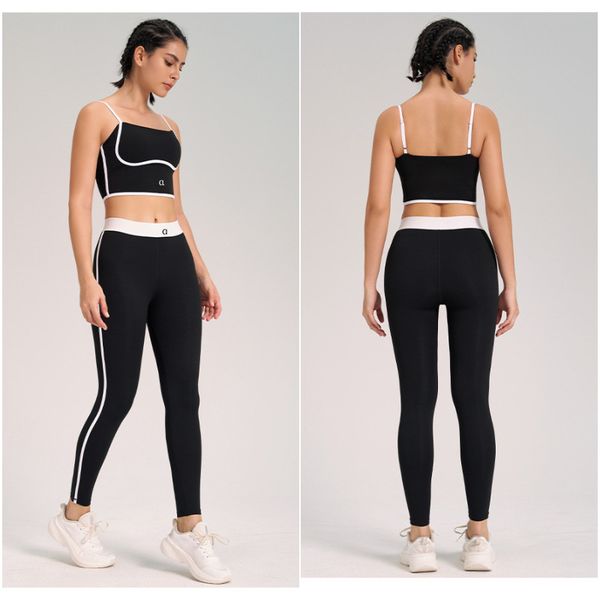 A4023 Yoga Set Women Two Pieces Sets bralette Gym Sports Tracksuits Bra Fitness Leggings Workout Sports Clothes