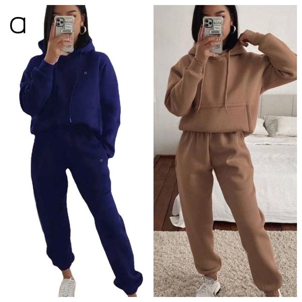 A487 3D Silver Leisure Hooded Hoodies Sports Pants Solid Color Sports Suit Two-piece Suit