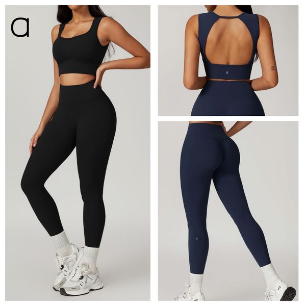 A549 Sports Bra Yoga Bra Fitness Vest High Waist Hip Yoga Pants Female Running Quick-drying Fitness Pants Tight Sweatpants