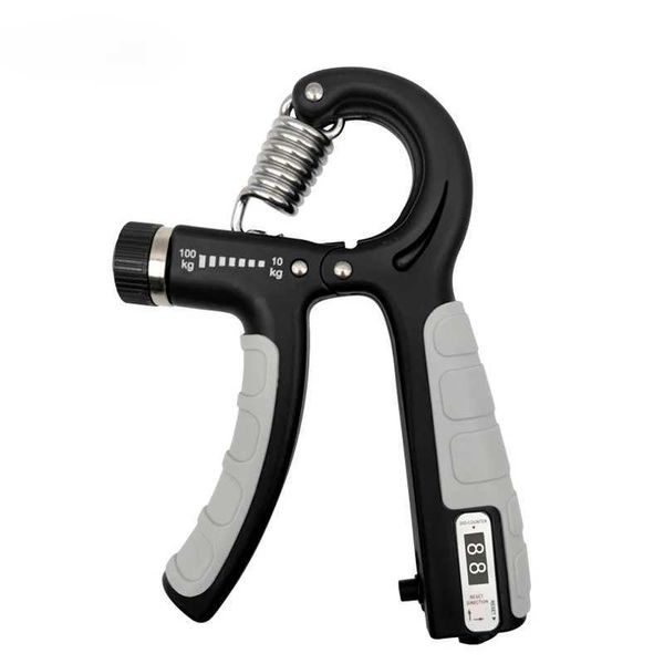 Adjustable hand grip trainer for wrist and forearm strengthening, ideal for musicians and architects
