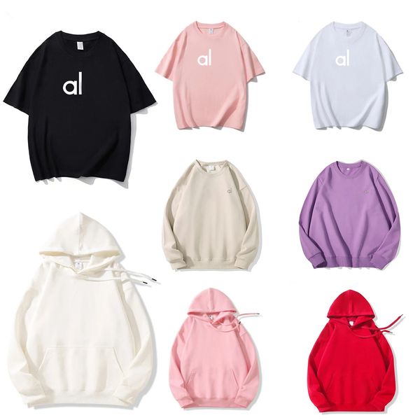 AL Hoodies Women Align Yoga Outfit Ninth close shirts Sweater short sleeves Crop Top Fitness Workout Neck Blouse Gym Ladies Womens shorts sl

Women's AL Hoodies Align Yoga Set with Crop Top and Short Sleeves for Fitness Workouts