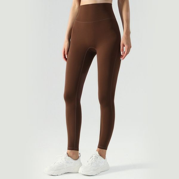 AL-008 High-waisted yoga pants for women, push-up fitness leggings, soft and stretchy hip-lifting workout running tights