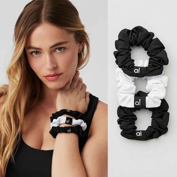 AL0-236 scrunchie with headband for women, a comfortable elastic hair accessory for yoga, sports, and workouts