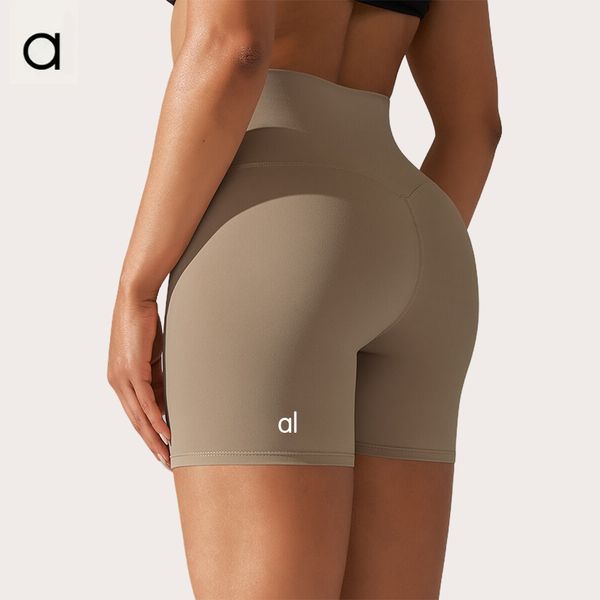 AL0LL Women's Yoga Shorts - Slim Fit Sports Leggings for Ladies, Perfect for Gym, Running, and Fitness Workouts