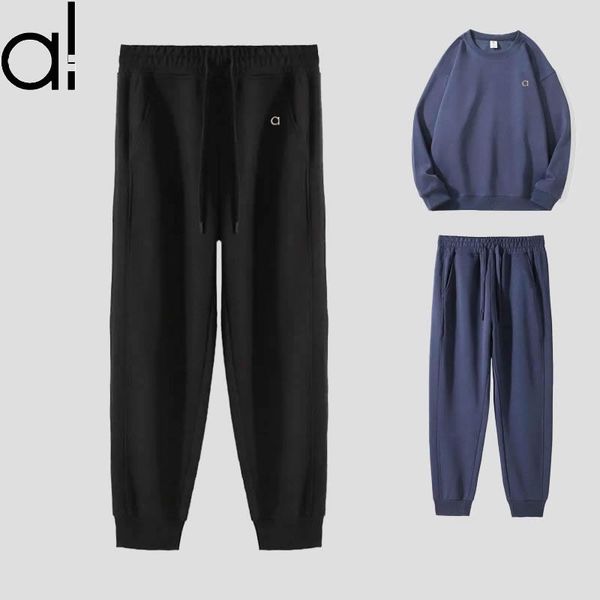 AL211 Yoga Pants: Unisex jogger sweatpants for casual fitness, studio-to-street wear, featuring relaxed fit and drawstring waist
