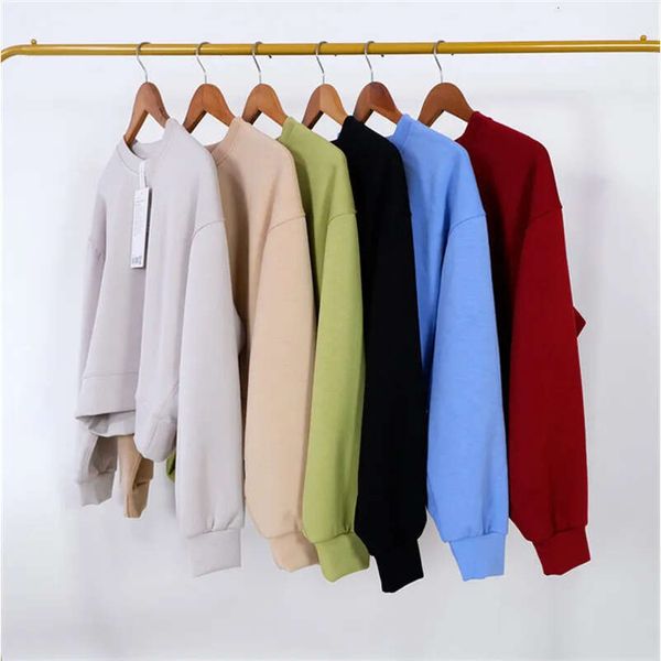 ALLULUSLEMON Women's Yoga 2-Piece Set: Oversized Sweatshirt & Loose Long-Sleeve Crop Top for Workouts and Gym Wear