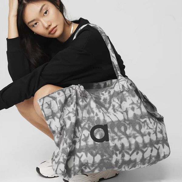 ATote Bag Designer Bag for Men and Women - Spacious Fiess Handheld Yoga Tote, Ideal for Short Trips, Canvas Shopping Bag