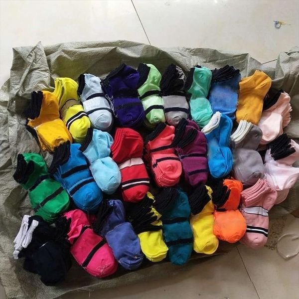 Black and pink cotton sports socks for women and girls, 25 pairs, multi-colored, skateboard sneaker style, 100 pairs, lemon gym running socks