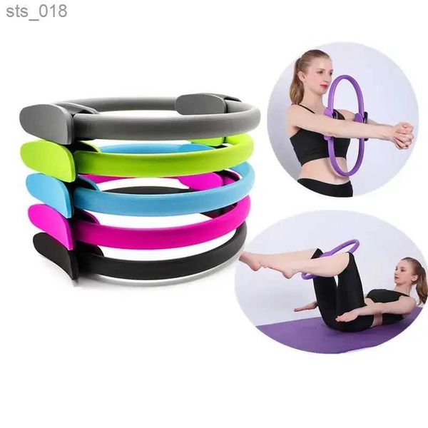 Brand new yoga fitness ring for women, a circular Pilates tool offering resistance for home gym workouts