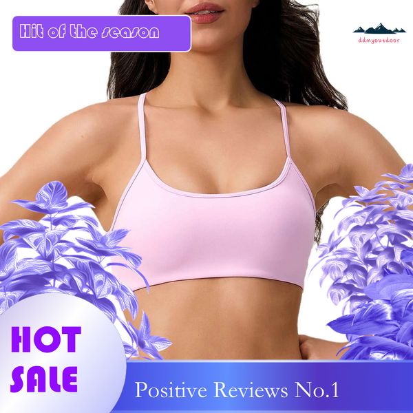 China Domestic Mermaid Curve Back Sports Bra for Women - Medium Support Yoga Vest with Shockproof Push-Up Design