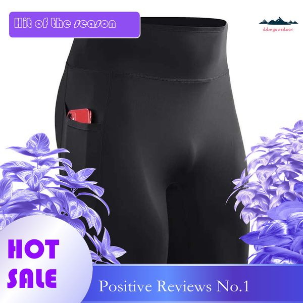 China's domestic high-waisted men's running shorts with breathable elastic fabric for summer gym training and jogging