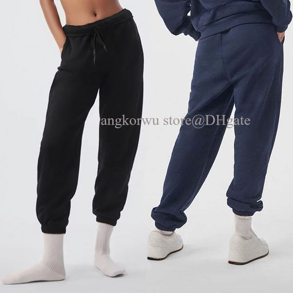 Comfortable unisex sweatpants for yoga, fitness, and casual wear with adjustable drawcords, perfect for studio workouts or street style