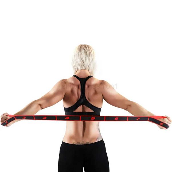 Dance Gymnastics Yoga Belt Pull Rope Pilates Exercise Tension Band Elastic Band Yoga Pull Strap Resistance Bands Stretch BeltXJ240809