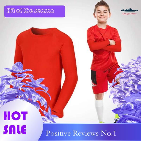Ddmyoutdoor China Domestic Kids Children Boy Girl Men Women Running Long T Shirt Fiess Sport Basketball Football Gym Sportswear Thermal Socc