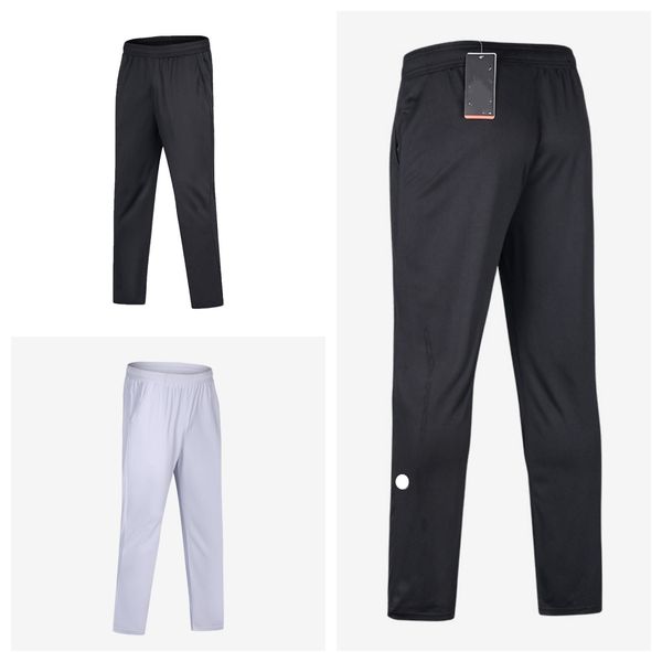 Designer Men's autumn winter sweatpants for yoga, quick-dry running pants in trendy Korean minimalist slim-fit style