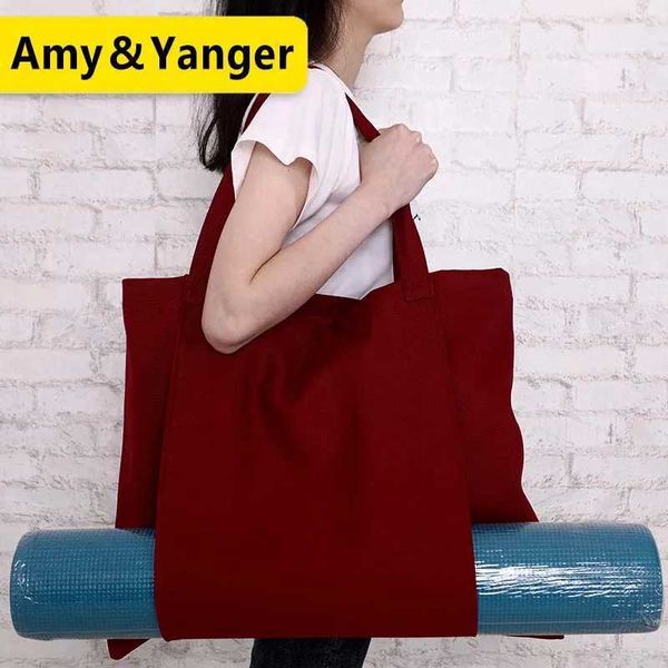 Durable canvas yoga mat carrier with model number W240906