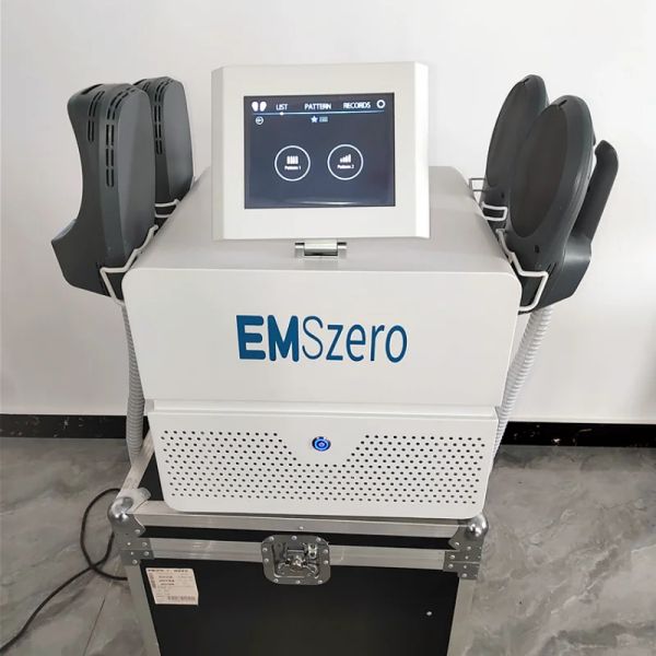 Emszero Machine 6500w with 200Hz RF EMS technology for 2024, featuring HIFEM body sculpting and firming capabilities