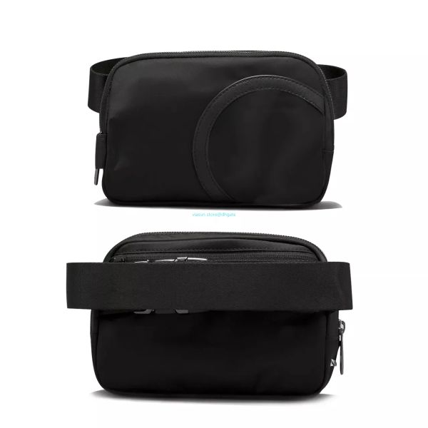Everywhere Belt Bag - Adjustable yoga waist pack for women with zipper and lettering, ideal for gym and outdoor sports