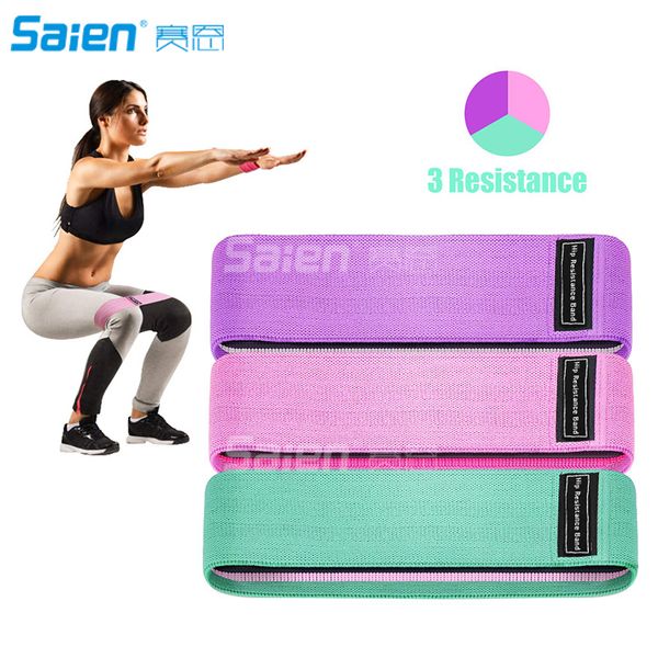 Fabric Resistance Bands for Legs and Glutes, 3 Non-Slip Exercise Loops to Activate Muscles