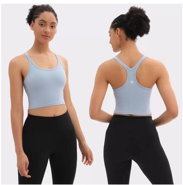Fashion yoga top for women, a stylish sports bra perfect for gym workouts and yoga sessions, designed for comfort and support with a sleek tank design