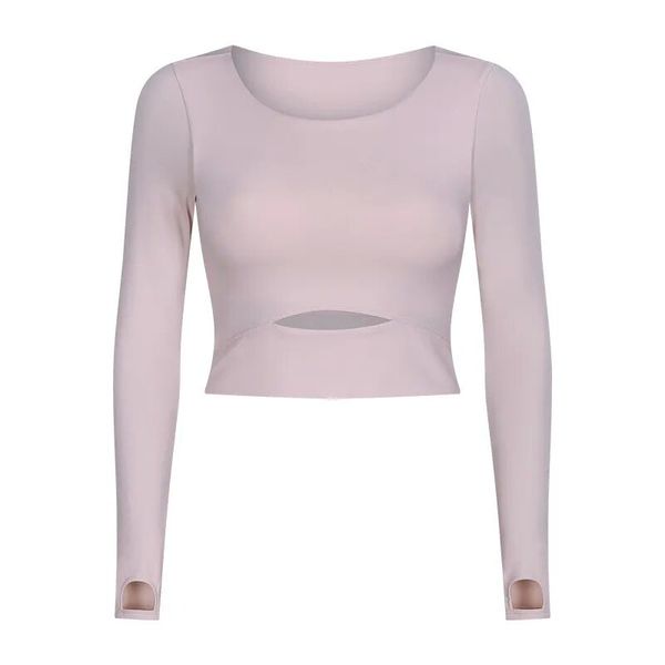 Fitness Essential: Comfortable Long Sleeve Women's Workout Crop Top