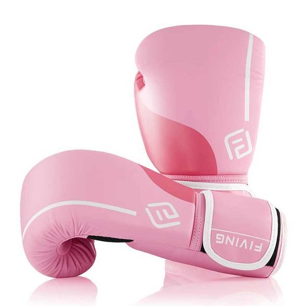 FIVING Women's Boxing Gloves in Mo Landi vibrant colors, designed for Sanda, Muay Thai, and professional training