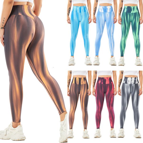 form-fitting workout wear, dyed tight seamless tops, shorts, yoga and fitness pants for women
