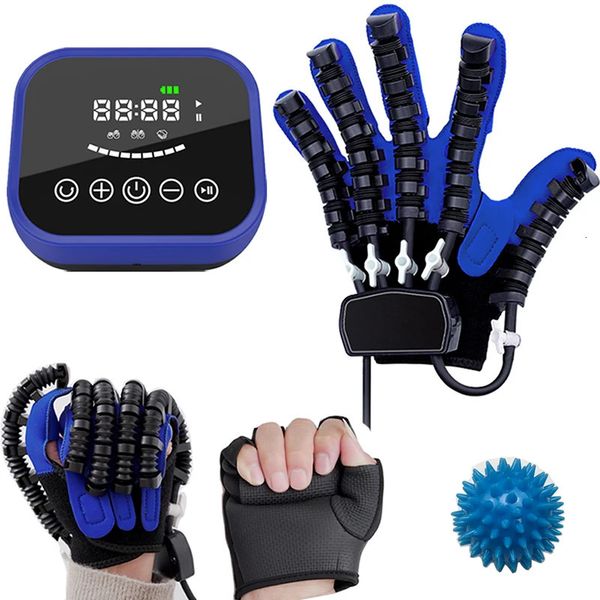 Hand rehabilitation robot gloves designed for hemiplegic finger training and stroke recovery, aiding in physical therapy