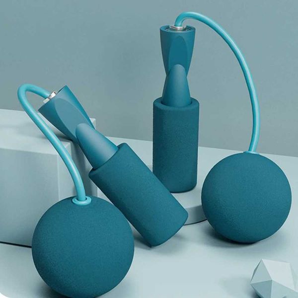 Heavy-duty jump ropes with weighted balls for gym workouts, cordless ski ropes, yoga, aerobics, and fast training