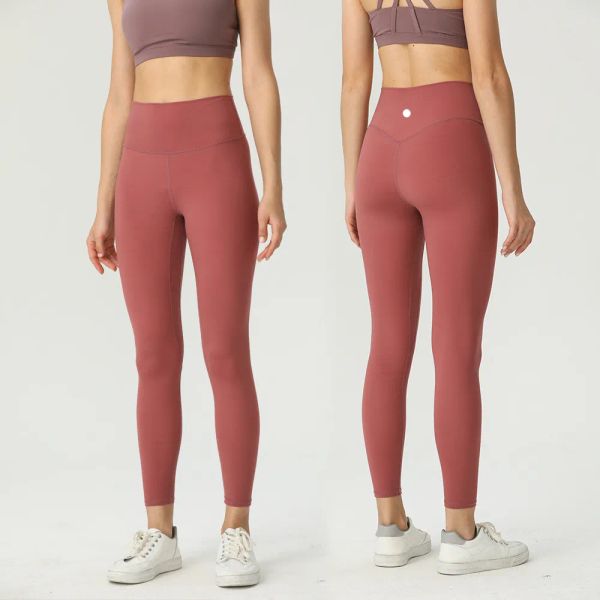 High Waist Yoga Leggings for Women with Push-Up Design, Soft Align Elastic Fabric, Hip Lift T-Shaped Sports Pants for Running and Training