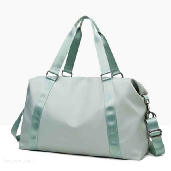 high-capacity women's yoga and sports backpack for travel with waterproof nylon and wet-dry compartments