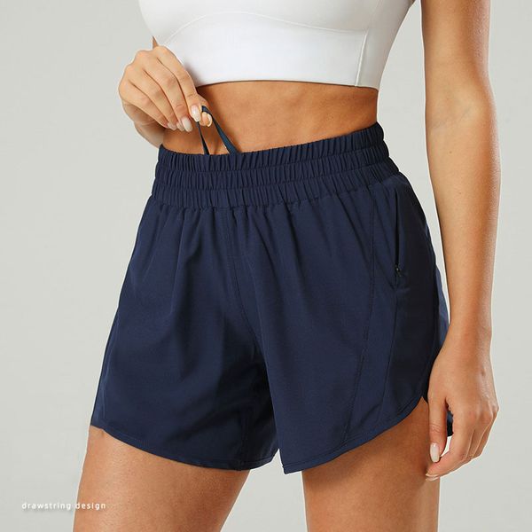High-rise yoga shorts with quick-dry Swift fabric, soft lining, sweat-wicking, 5-inch length for running