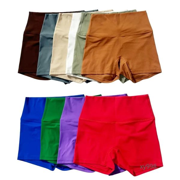 High-waisted breathable workout shorts for yoga, running, and gym with quick-dry fabric and no visible panty lines