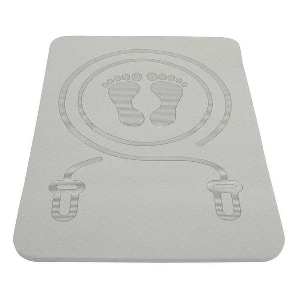 Home exercise mats for sports with shock absorption in grey