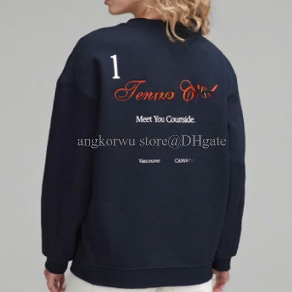 L Designer Pullover Crew Neck Jumper Autumn Winter Jogger Sweatshirts Letter Sweatwear Womens Casual Yoga Tops Fashion Workout Hoodies