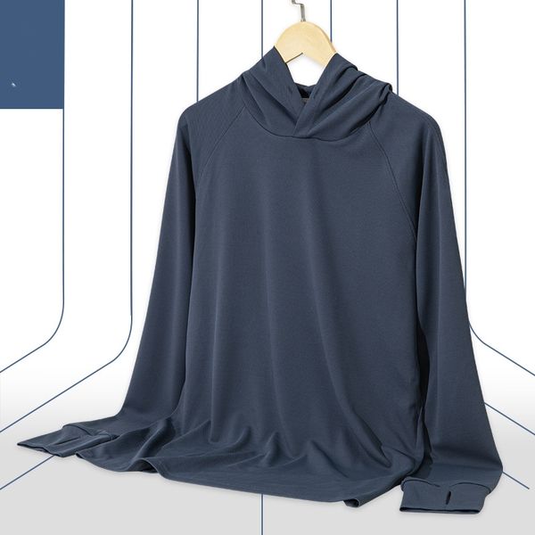 L1090 Spring Autumn New Men's Hooded Pullover Running Sports Fitness Clothes Breathable Casual Long-sleeved Hoodies